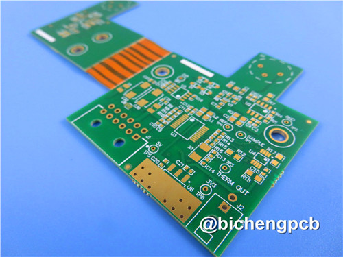 Flexible Printed Circuit FPC on Polyimide with Partial Green Solder ...